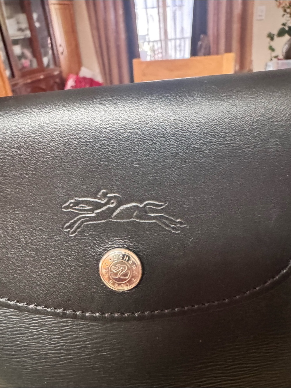 Longchamp Black Leather Small Tote with Crossbody Strap - Picture 2 of 6
